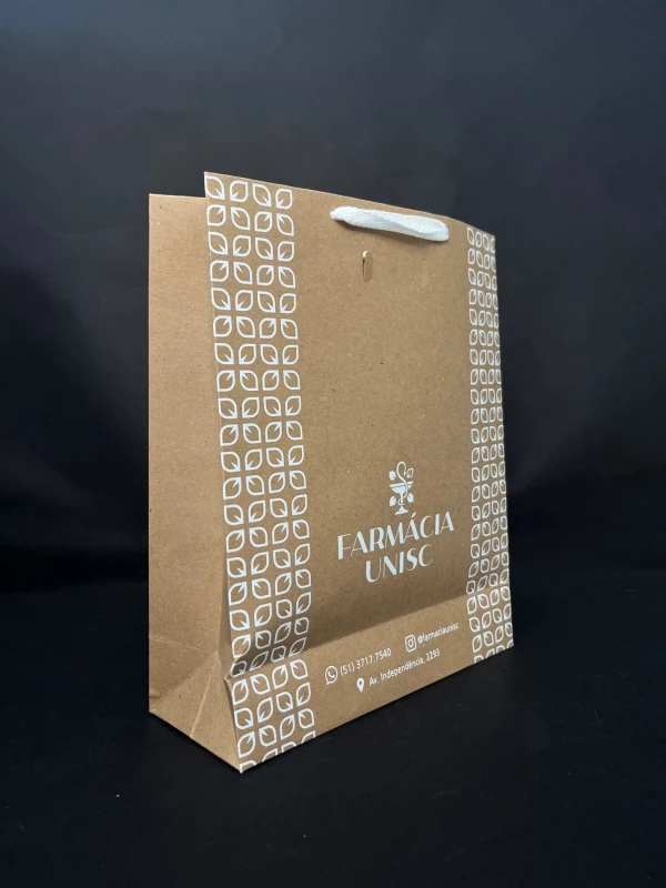 SACOLA PAPEL KRAFT/BRANCA